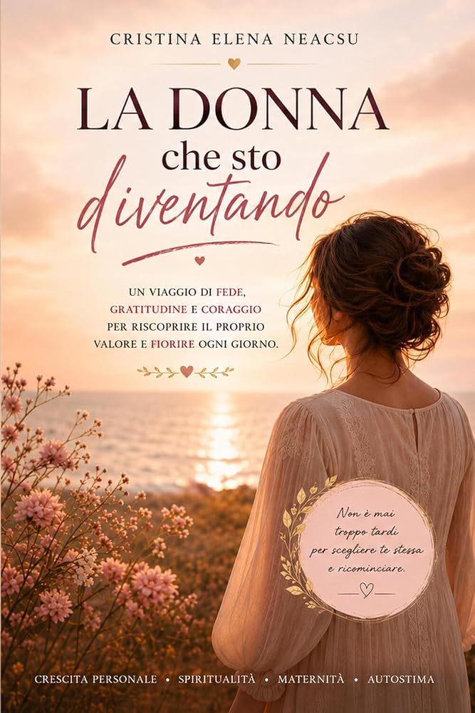 Copertina del libro "La donna che sto diventando" di Cristina Elena Neacsu, pubblicato con PubblicaOra